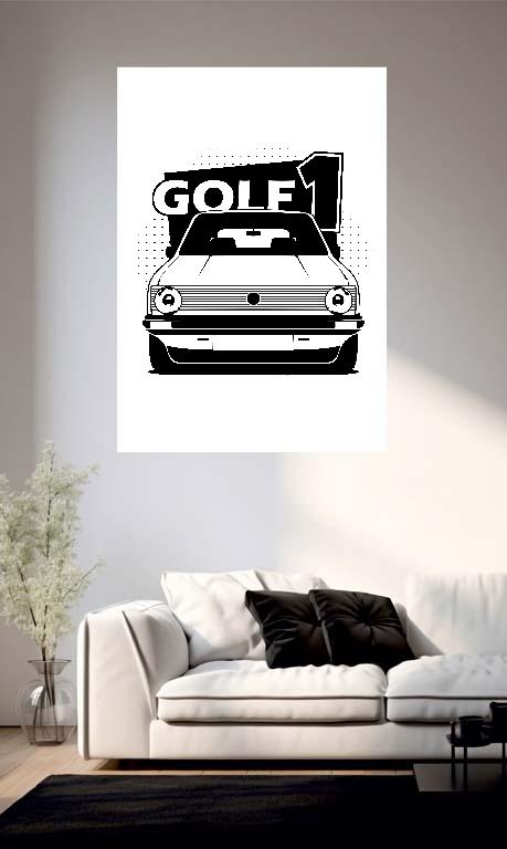 Volkswagen Golf 1 - Volkswagen Golf 1 Poszter