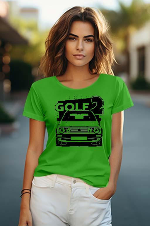 Volkswagen Golf 2 - Volkswagen Golf 2 Női O-nyakú Póló