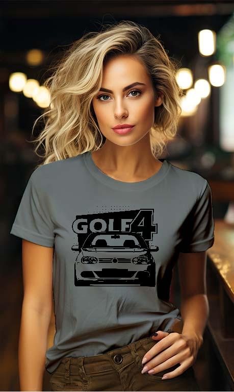 Volkswagen Golf 4 - Volkswagen Golf 4 Női Környakú Póló