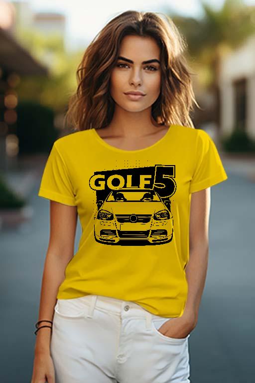 Volkswagen Golf 5 - Volkswagen Golf 5 Női O-nyakú Póló