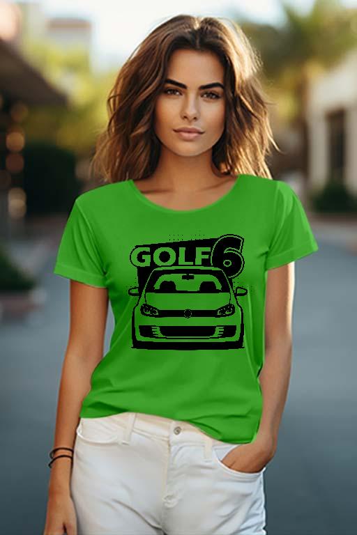 Volkswagen Golf 6 - Volkswagen Golf 6 Női O-nyakú Póló
