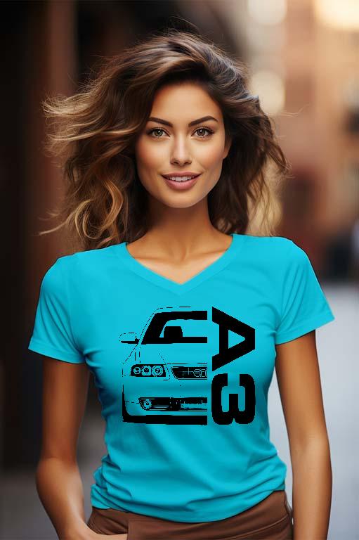 Audi A3 - Audi A3 Női V-nyakú Póló