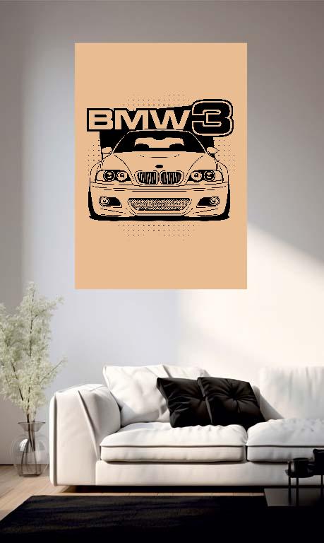 BMW 3 E46  - BMW 3 Poszter