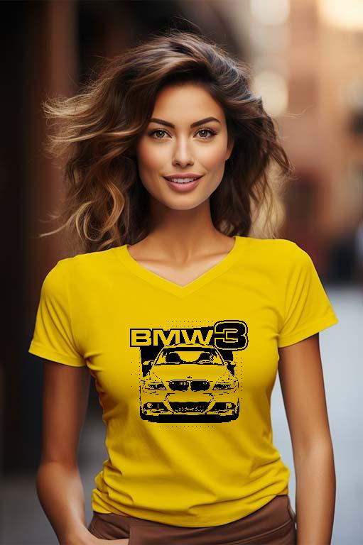 BMW 3 E90 - BMW 3 Női V-nyakú Póló