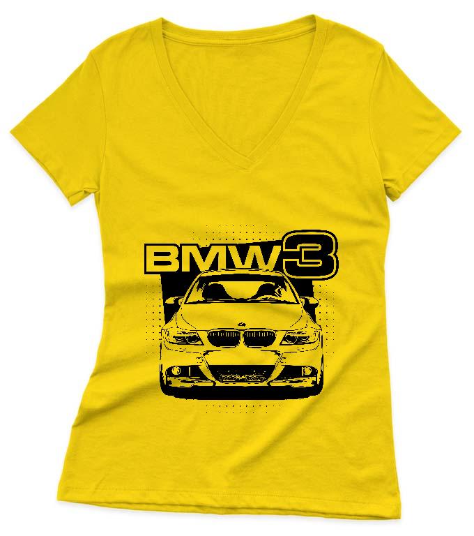 BMW 3 E90 - BMW 3 Női V-nyakú Póló