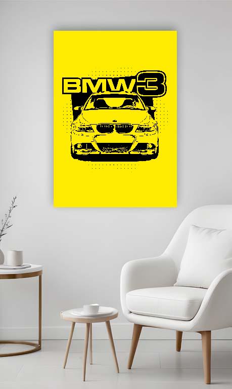 BMW 3 E90 - BMW 3 Vászonkép