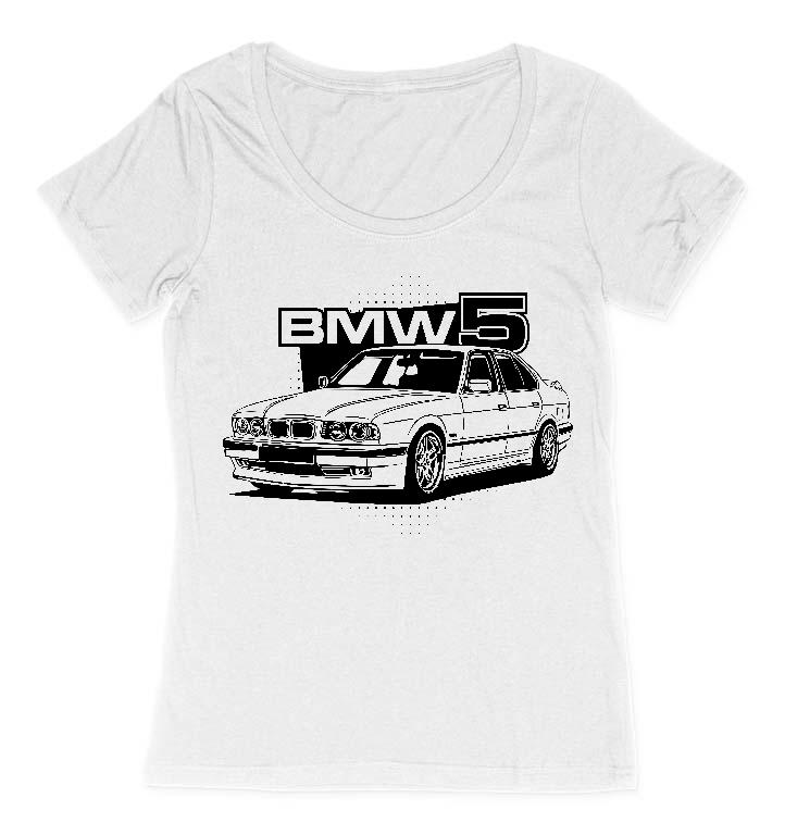 BMW 5 E34 - BMW 5 Női O-nyakú Póló