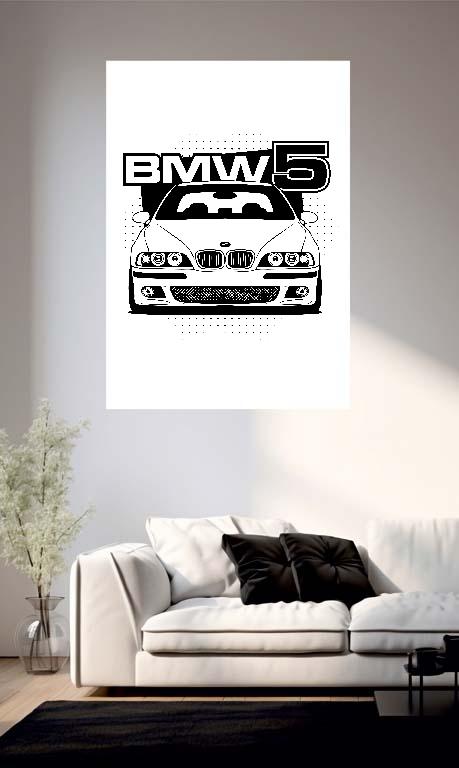 BMW 5 E39 - BMW 5 Poszter