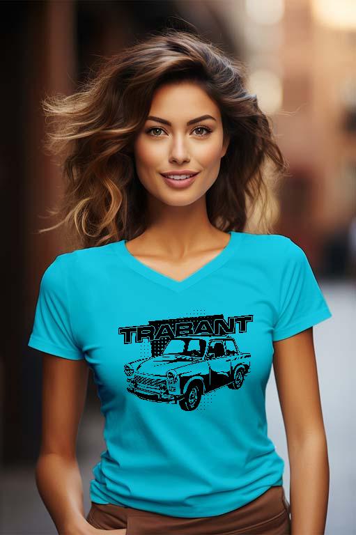 Trabant 601 - Trabant Női V-nyakú Póló
