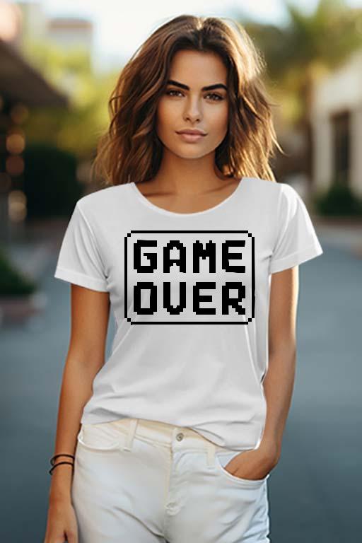 Game Over Legénybúcsú - Legénybúcsú Női O-nyakú Póló