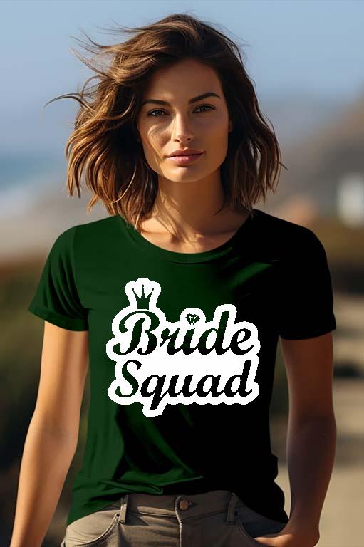 Bride Squad Lánybúcsú  - Lánybúcsú Női Prémium Póló