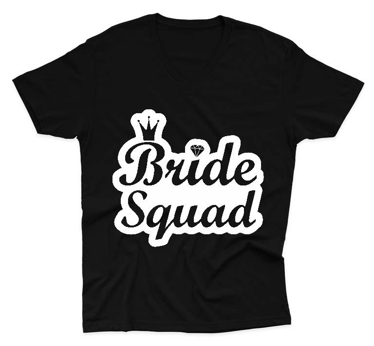 Bride Squad Lánybúcsú  - Lánybúcsú Férfi V-nyakú Póló