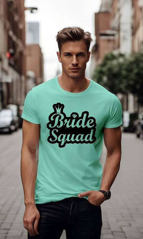 Bride Squad Lánybúcsú  - Lánybúcsú Férfi Környakú Póló