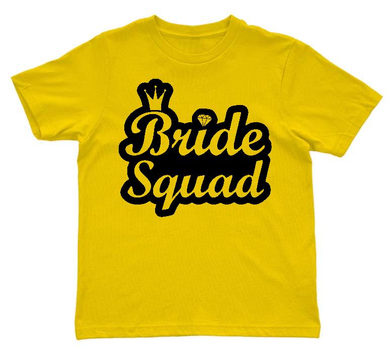 Bride Squad Lánybúcsú  - Lánybúcsú Gyerek Környakú Póló