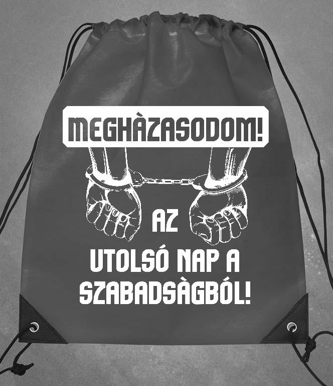 Megházasodom Legénybúcsú  - Legénybúcsú Tornazsák