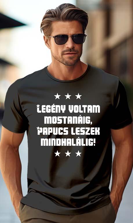 Papucs leszek mindhalálig! Legénybúcsú - Legénybúcsú Férfi Prémium Póló