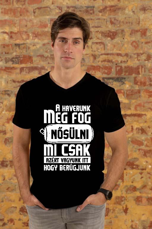 A Haverunk meg fog Nősülni Legénybúcsú  - Legénybúcsú Férfi V-nyakú Póló