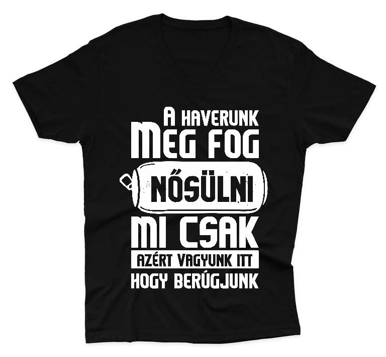 A Haverunk meg fog Nősülni Legénybúcsú  - Legénybúcsú Férfi V-nyakú Póló