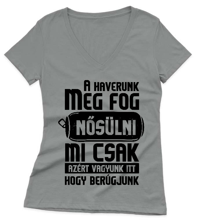 A Haverunk meg fog Nősülni Legénybúcsú  - Legénybúcsú Női V-nyakú Póló