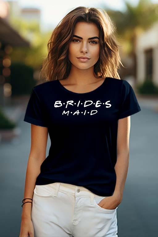 Bride s Maid Friends Lánybúcsú  - Lánybúcsú Női O-nyakú Póló