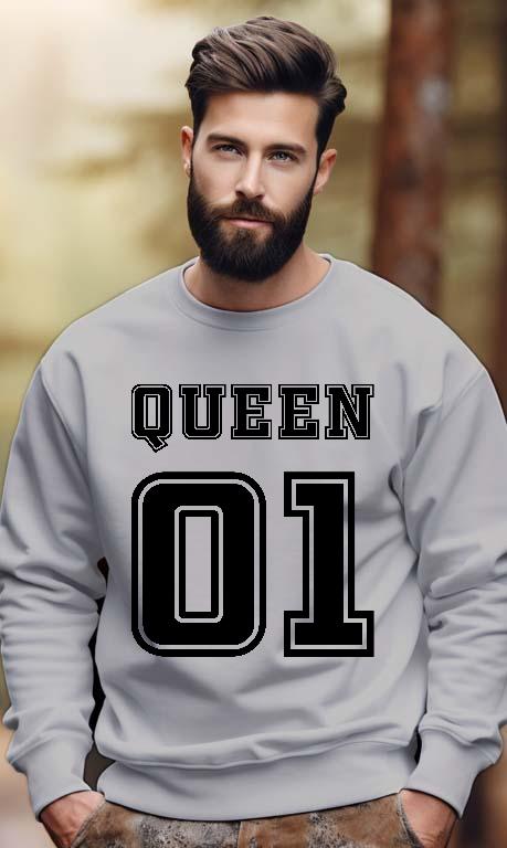 Queen 01 Páros - Párok Férfi Pulóver
