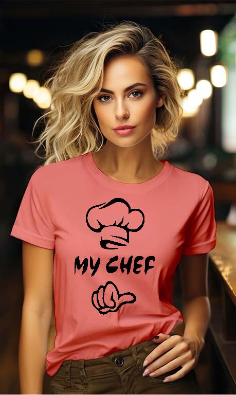 My Chef Páros - Párok Női Környakú Póló