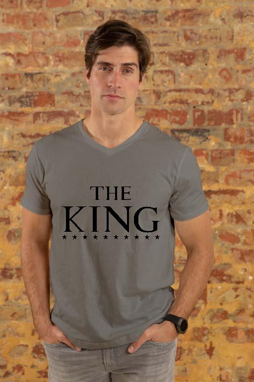 The King Páros - Párok Férfi V-nyakú Póló