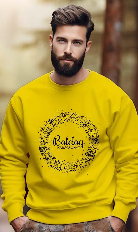 Boldog Karácsonyt  - Karácsony Férfi Pulóver