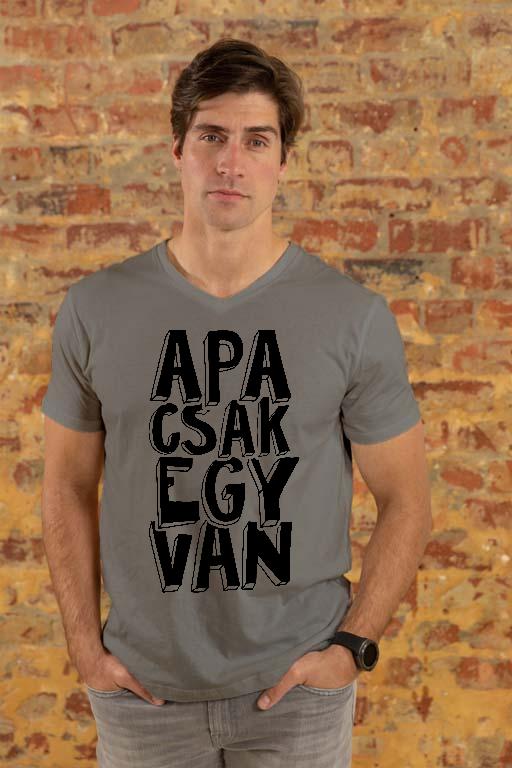 Apa csak egy van - Apa Férfi V-nyakú Póló