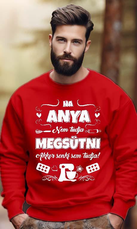 Ha Anya nem tudja megsütni - Anya Férfi Pulóver
