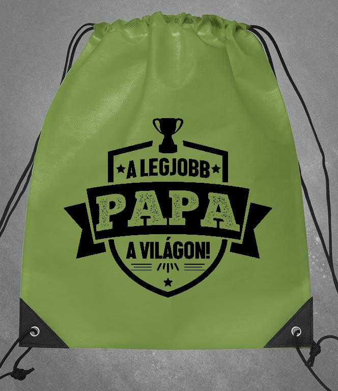 A legjobb Papa a világon címer - Papa Tornazsák