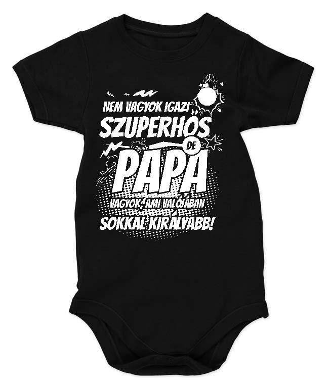 Szuperhős Papa - Papa Gyerek Body