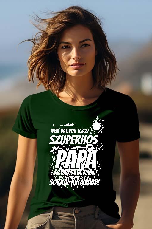 Szuperhős Papa - Papa Női Prémium Póló