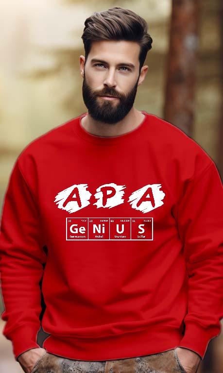 Apa genius - Apa Férfi Pulóver