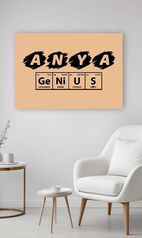 Anya genius - Anya Vászonkép