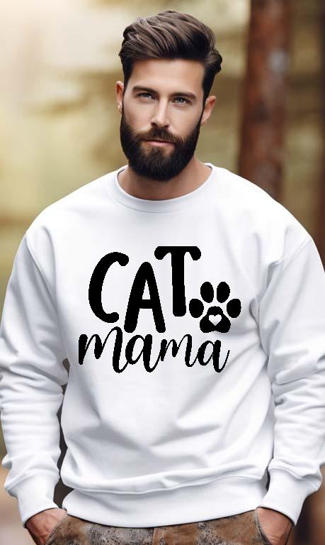 Cat mama Cicás - Cicás Férfi Pulóver
