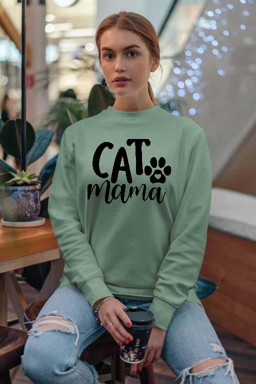 Cat mama Cicás - Cicás Női Pulóver