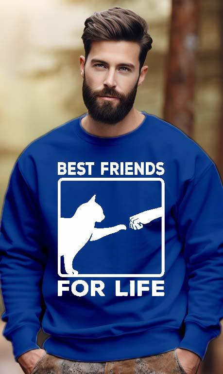 Cica - Best Friends - Cicás Férfi Pulóver