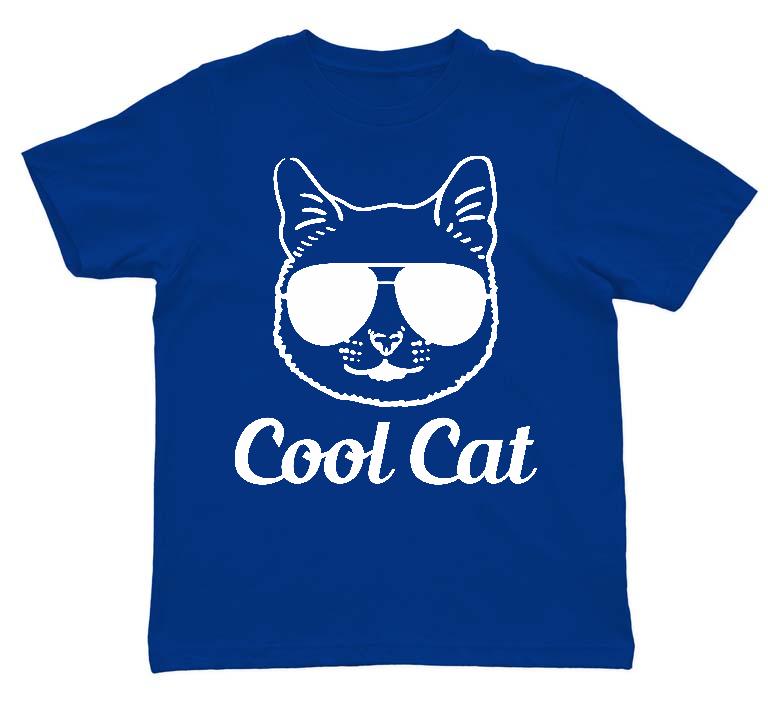 Cica Cool Cat - Cicás Gyerek Környakú Póló