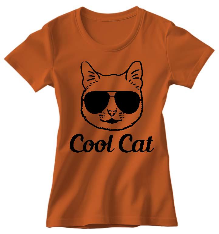 Cica Cool Cat - Cicás Női Prémium Póló