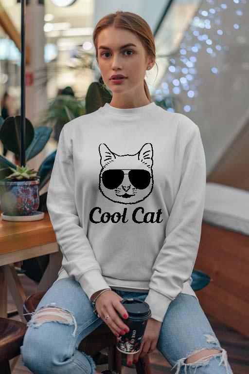 Cica Cool Cat - Cicás Női Pulóver