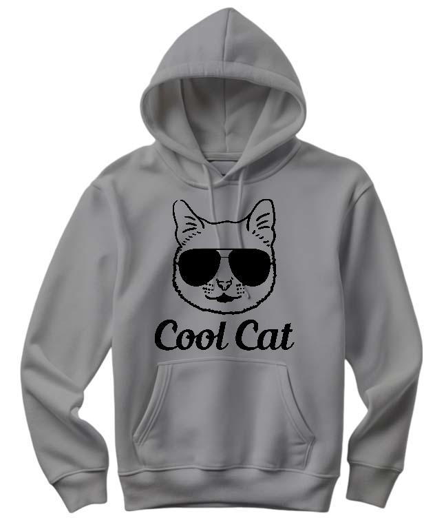 Cica Cool Cat - Cicás Női Kapucnis Pulóver