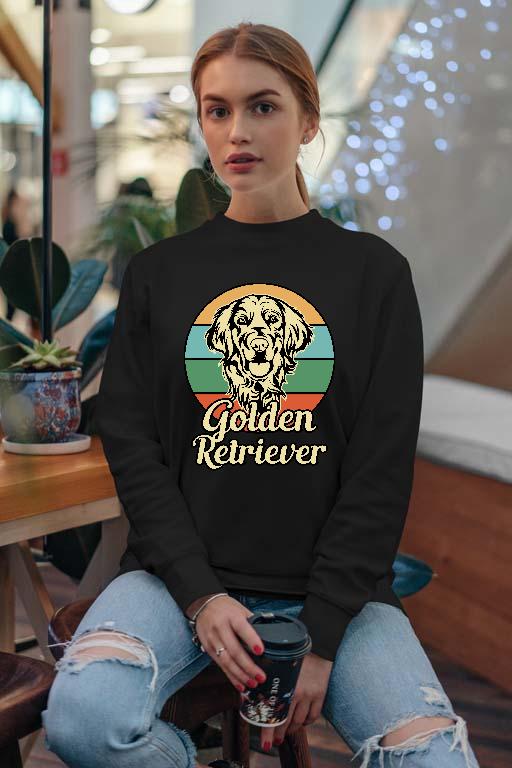 Golden Retriever  - Golden Retriever Női Pulóver