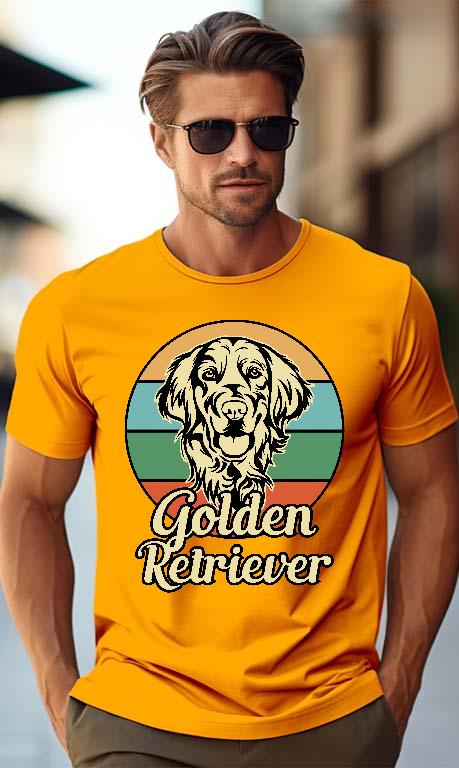 Golden Retriever  - Golden Retriever Férfi Prémium Póló