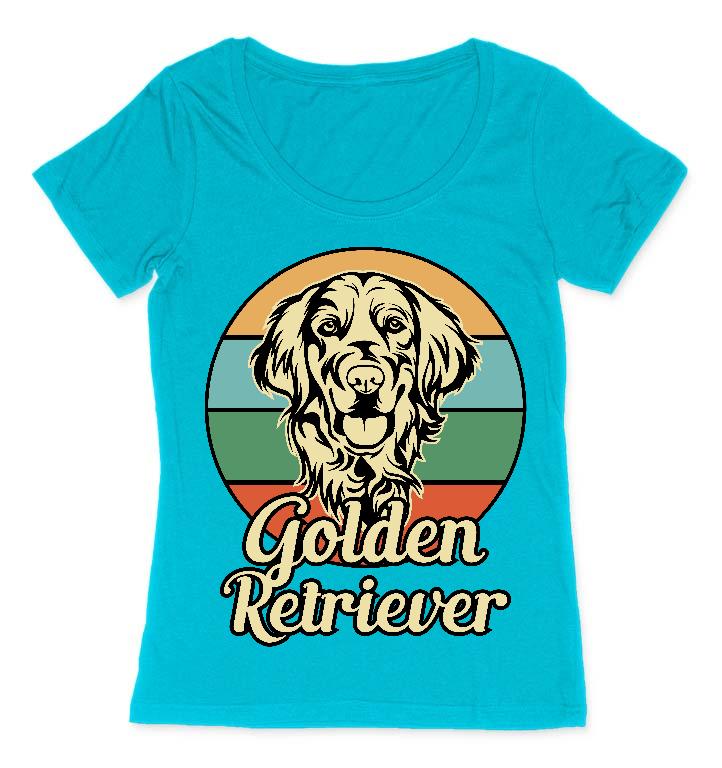 Golden Retriever  - Golden Retriever Női O-nyakú Póló