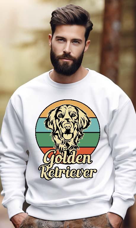 Golden Retriever  - Golden Retriever Férfi Pulóver