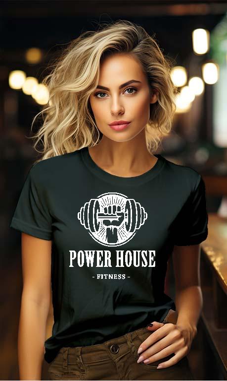 Power House Fitness - Konditerem, Gym, Fitness Női Környakú Póló