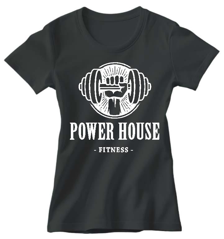 Power House Fitness - Konditerem, Gym, Fitness Női Környakú Póló