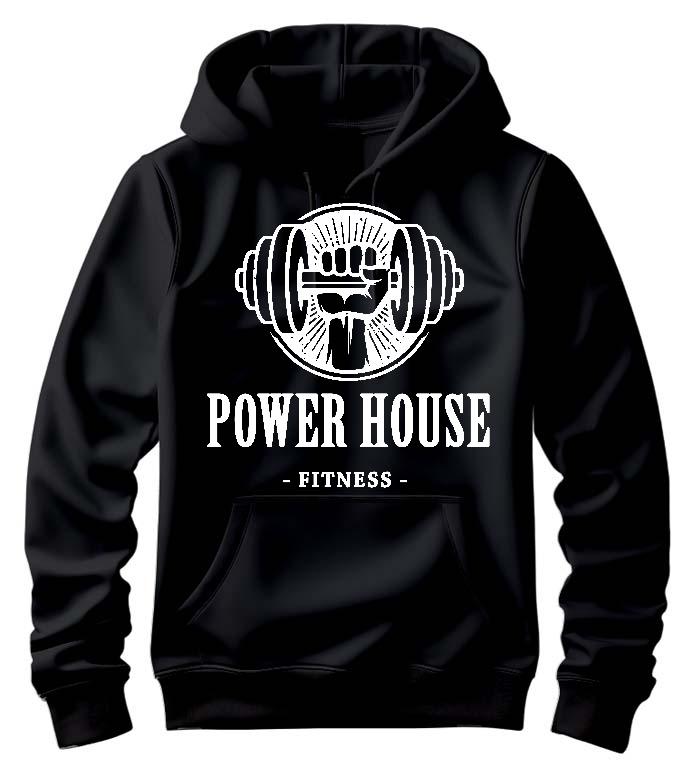 Power House Fitness - Konditerem, Gym, Fitness Férfi Kapucnis Pulóver