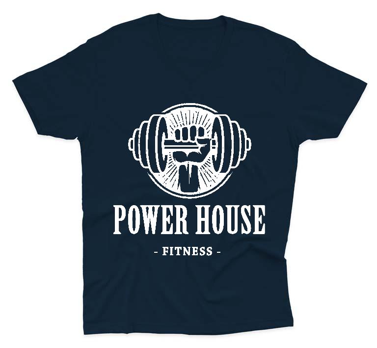 Power House Fitness - Konditerem, Gym, Fitness Férfi V-nyakú Póló